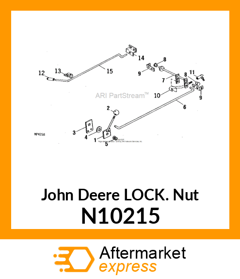 LOCK NUT, 3/8 N10215