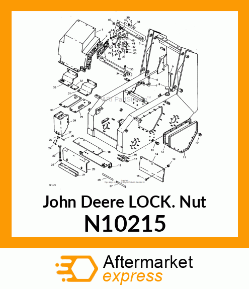 LOCK NUT, 3/8 N10215