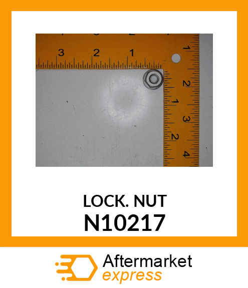 LOCK NUT, 1/4 N10217