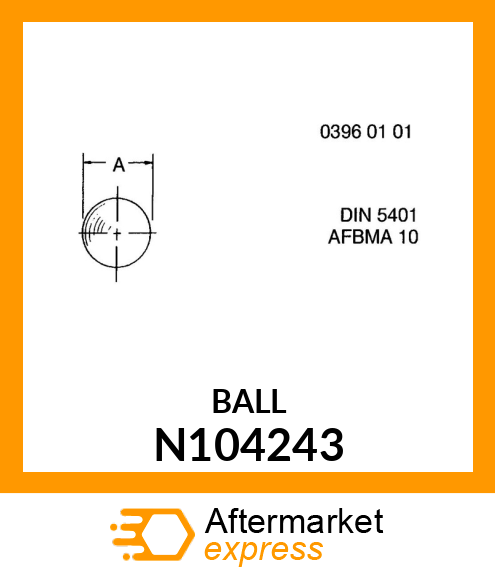 BALL, STEEL N104243