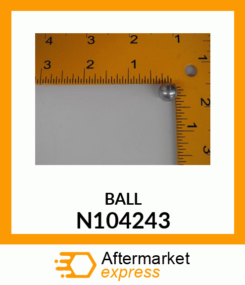 BALL, STEEL N104243