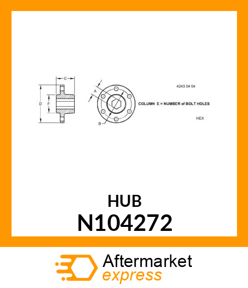 HUB N104272