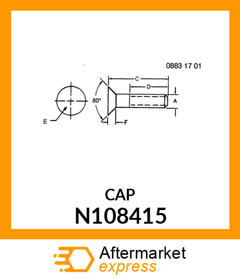 CAP SCREW N108415