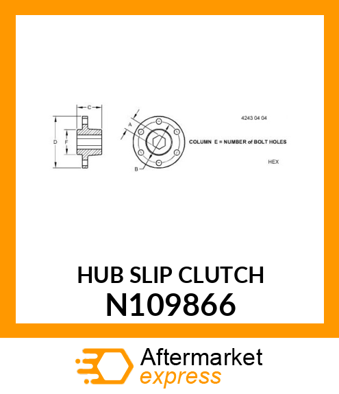 Hub N109866