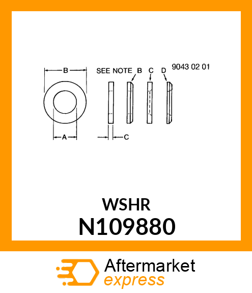 WASHER SLIP CLUTCH N109880