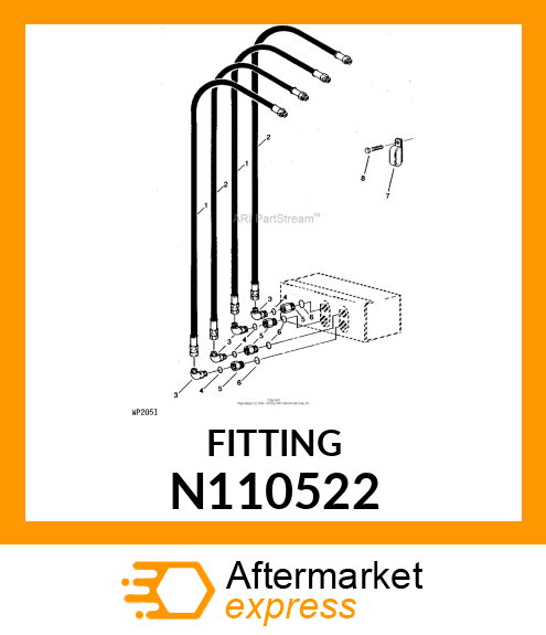 ADAPTER PRESSURE LINE N110522