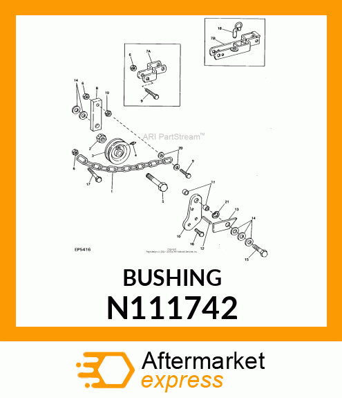 BUSHING VALVE STOP N111742