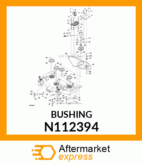 BUSHING SPINDLE FRONT N112394