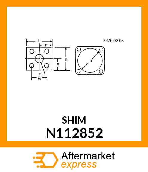 SHIM .010 CASE ADJ N112852