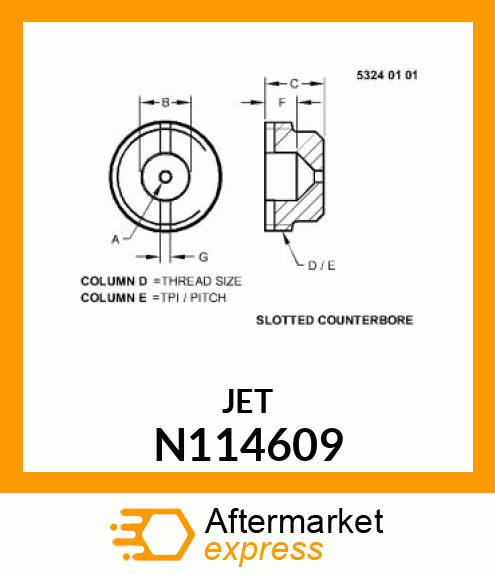 PLATE ORIFICE N114609