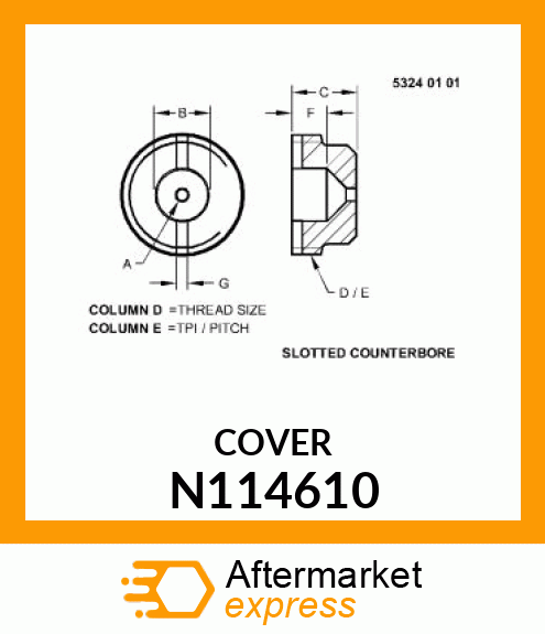 ORIFICE, ORIFICE PLATE N114610