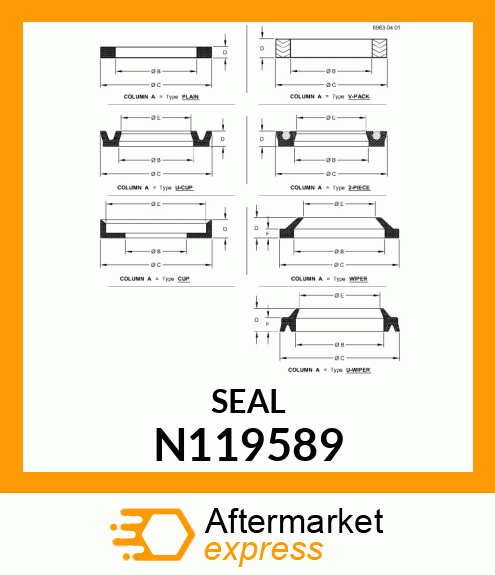 PACKING BLOCK VEE N119589