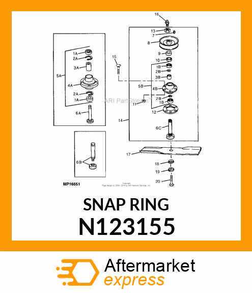 RING INTERNAL SNAP N123155