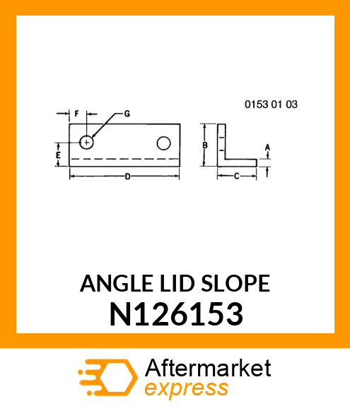 ANGLE LID SLOPE N126153