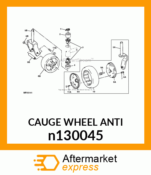 CAUGE WHEEL ANTI n130045