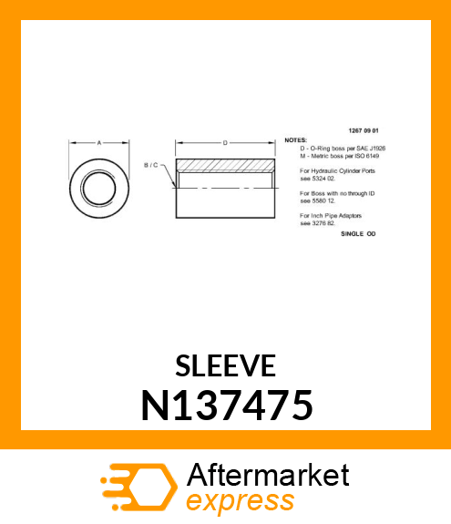 SLEEVE GAUGE WHL SHANK N137475