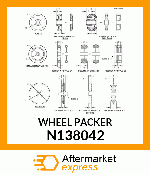 WHEEL PACKER N138042