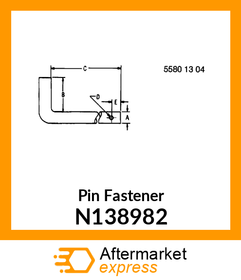 Pin Fastener N138982