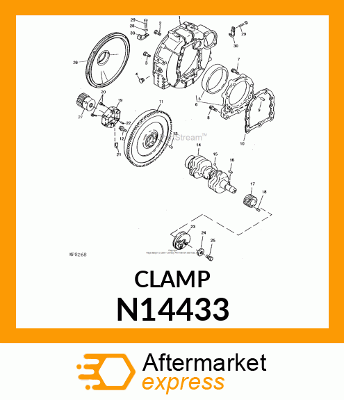 J CLAMP 11/16 N14433