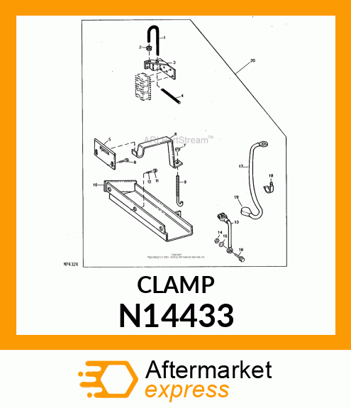 J CLAMP 11/16 N14433