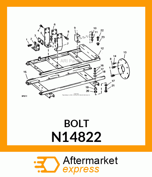 SCREW, FLANGE SERRATED 3/8 N14822