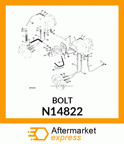 SCREW, FLANGE SERRATED 3/8 N14822