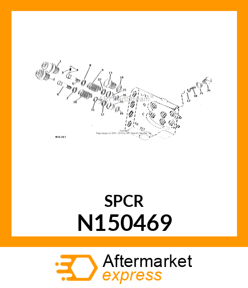 BUSHING, SPACER SPOOL N150469