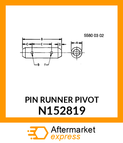 PIN RUNNER PIVOT N152819