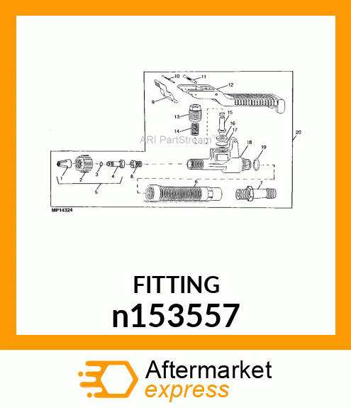 HOSE FITTING, BARB n153557