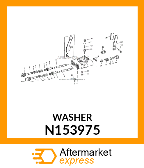 WASHER STL .323 X .670 X .065 N153975
