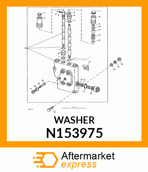 WASHER STL .323 X .670 X .065 N153975