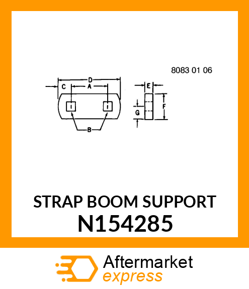 STRAP BOOM SUPPORT N154285