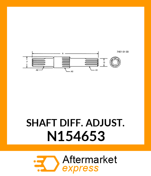 SHAFT DIFF. ADJUST. N154653
