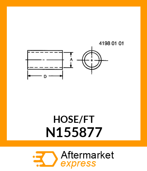 HOSE EPDM .75 ID X 600.00 N155877