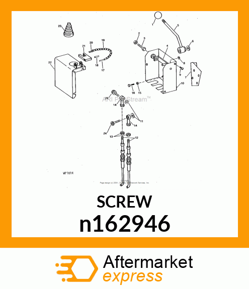 SCREW, SLFTPG, SLOTTED HEX WSHR HD n162946