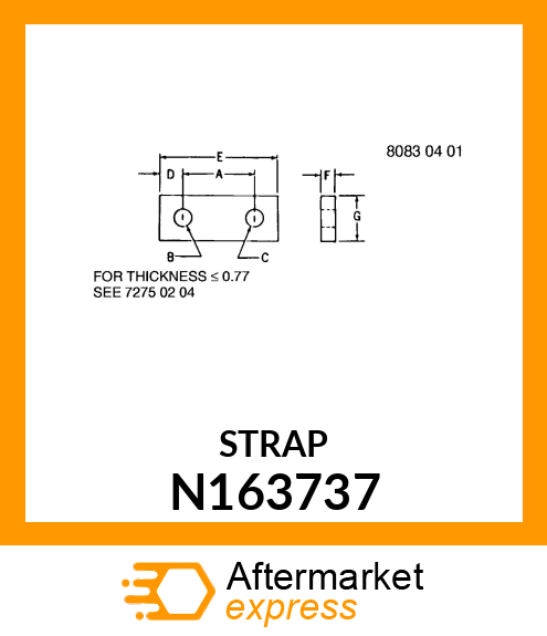 STRAP N163737