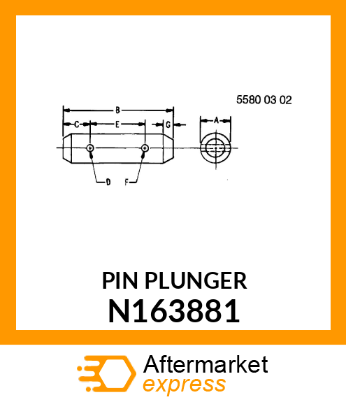 PIN PLUNGER N163881