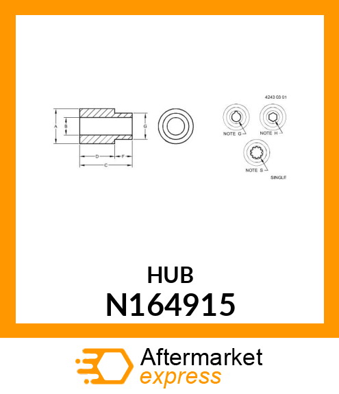 HUB N164915