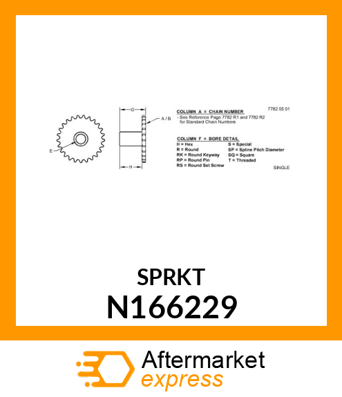 SPROCKET 9T ANSI #41 N166229