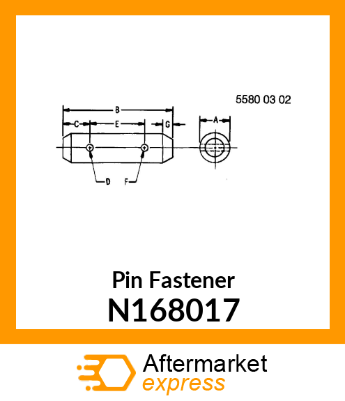 Pin Fastener N168017