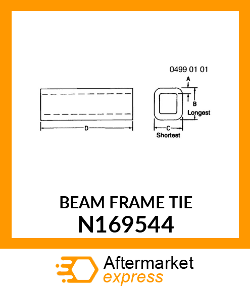 BEAM FRAME TIE N169544