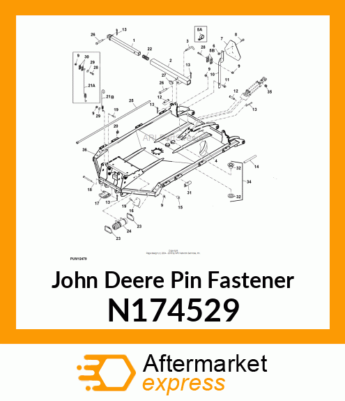 PIN FASTENER, JACK ATTACHING N174529