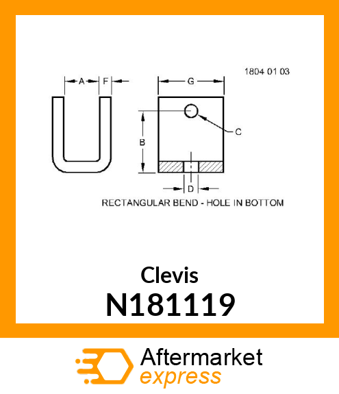 Clevis N181119