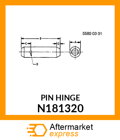 PIN HINGE N181320