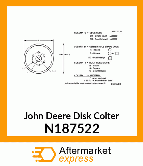 COULTER DISK N187522