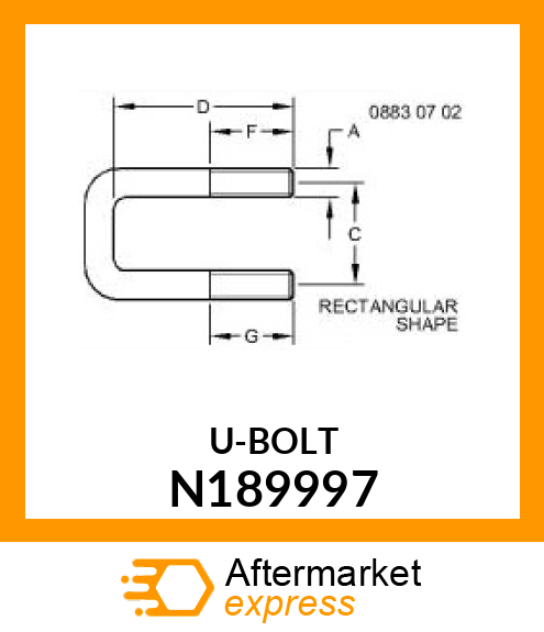 Bolt N189997