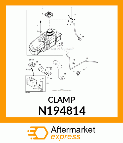 HOSE CLAMP, CLAMP N194814