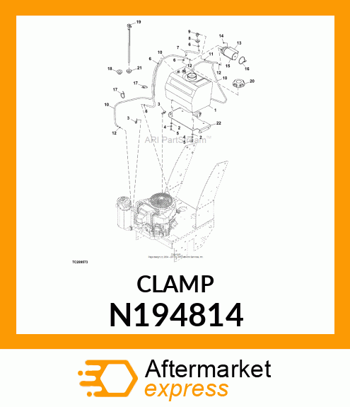 HOSE CLAMP, CLAMP N194814