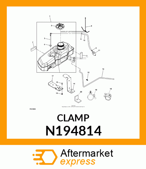 HOSE CLAMP, CLAMP N194814