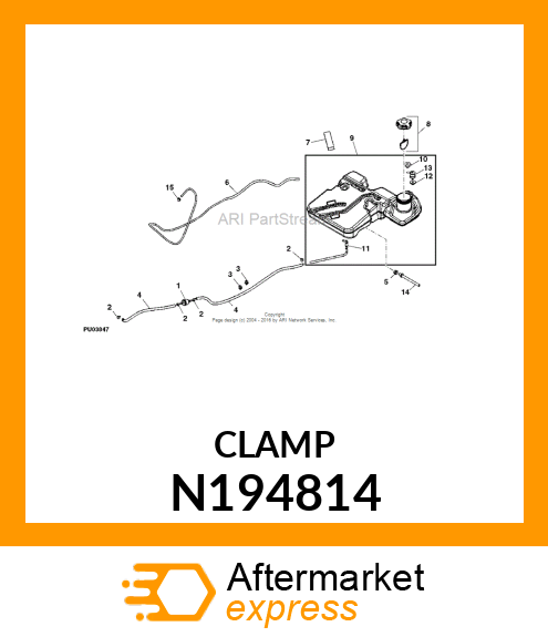 HOSE CLAMP, CLAMP N194814